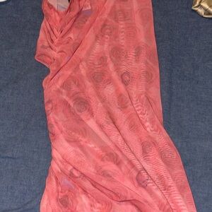 Lioness Pink Floral Midi Skirt